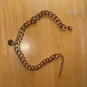 Elegant double Gold Chain Choker